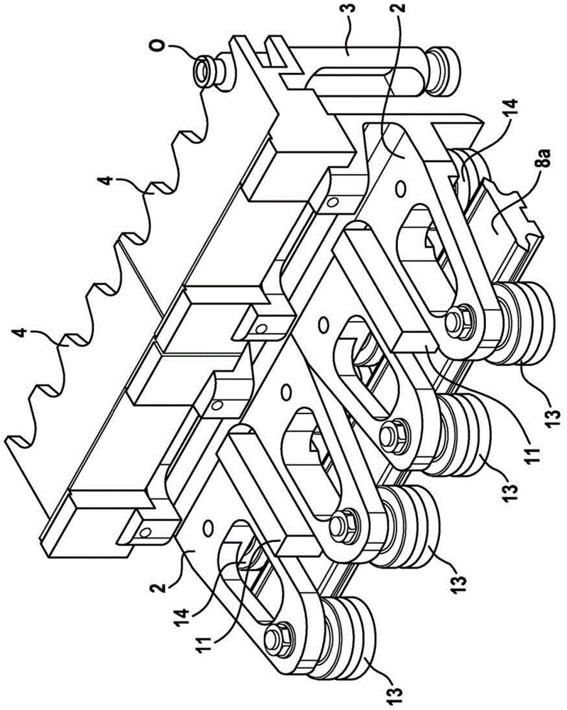 Device for transporting and for determining the mass of objects