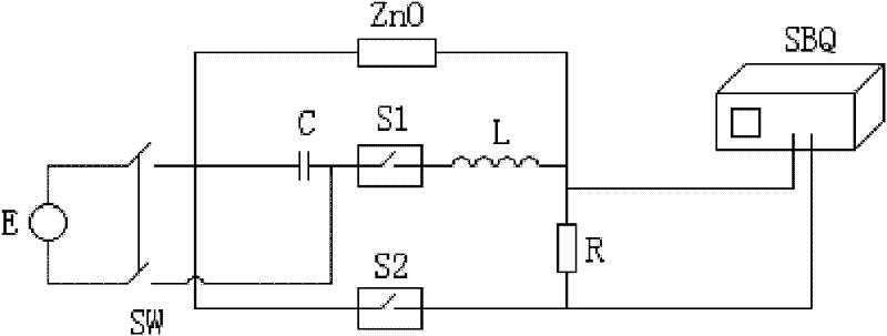 Active high voltage direct current switch oscillation loop parameter on-line measuring system and method thereof