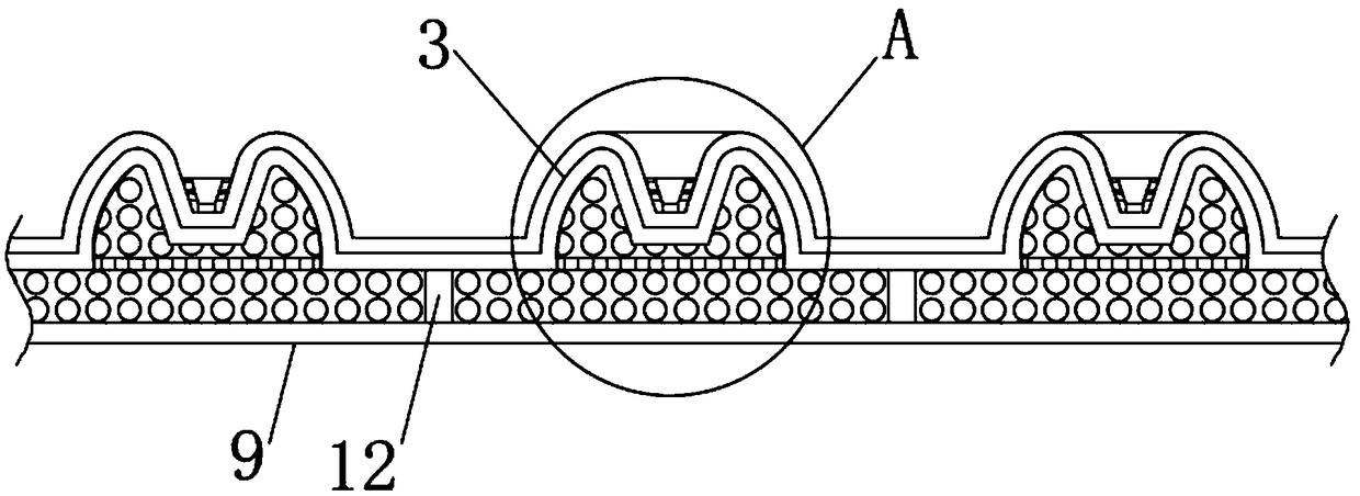 Ultra-thin composite absorption core