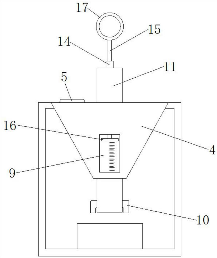 Quantity control type preoperative feeding material dispenser for animals