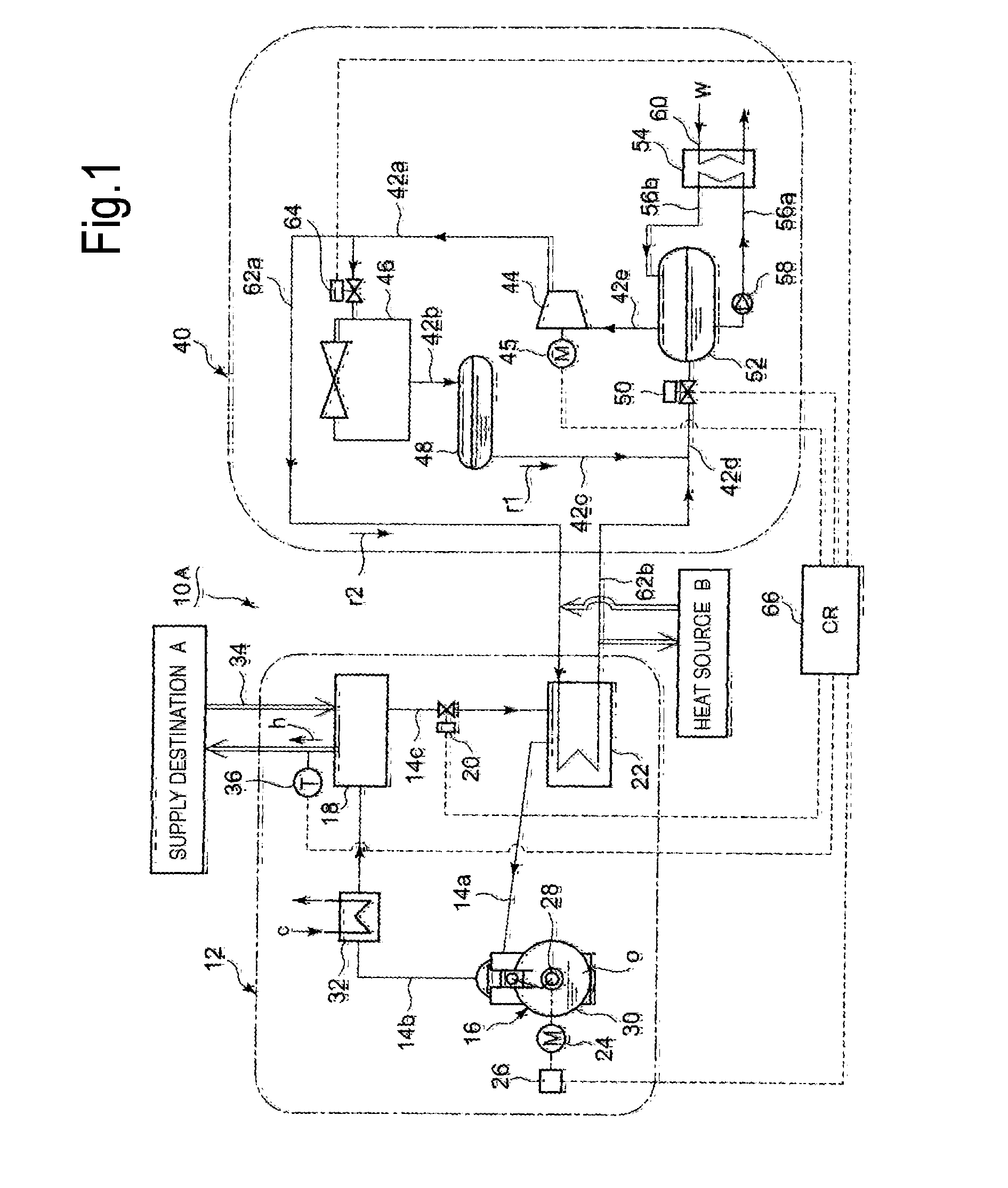 Method and device for controlling operation of heat pump unit