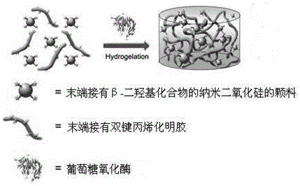 Nano-silicon dioxide composite hydrogel for 3D printing and wound repair