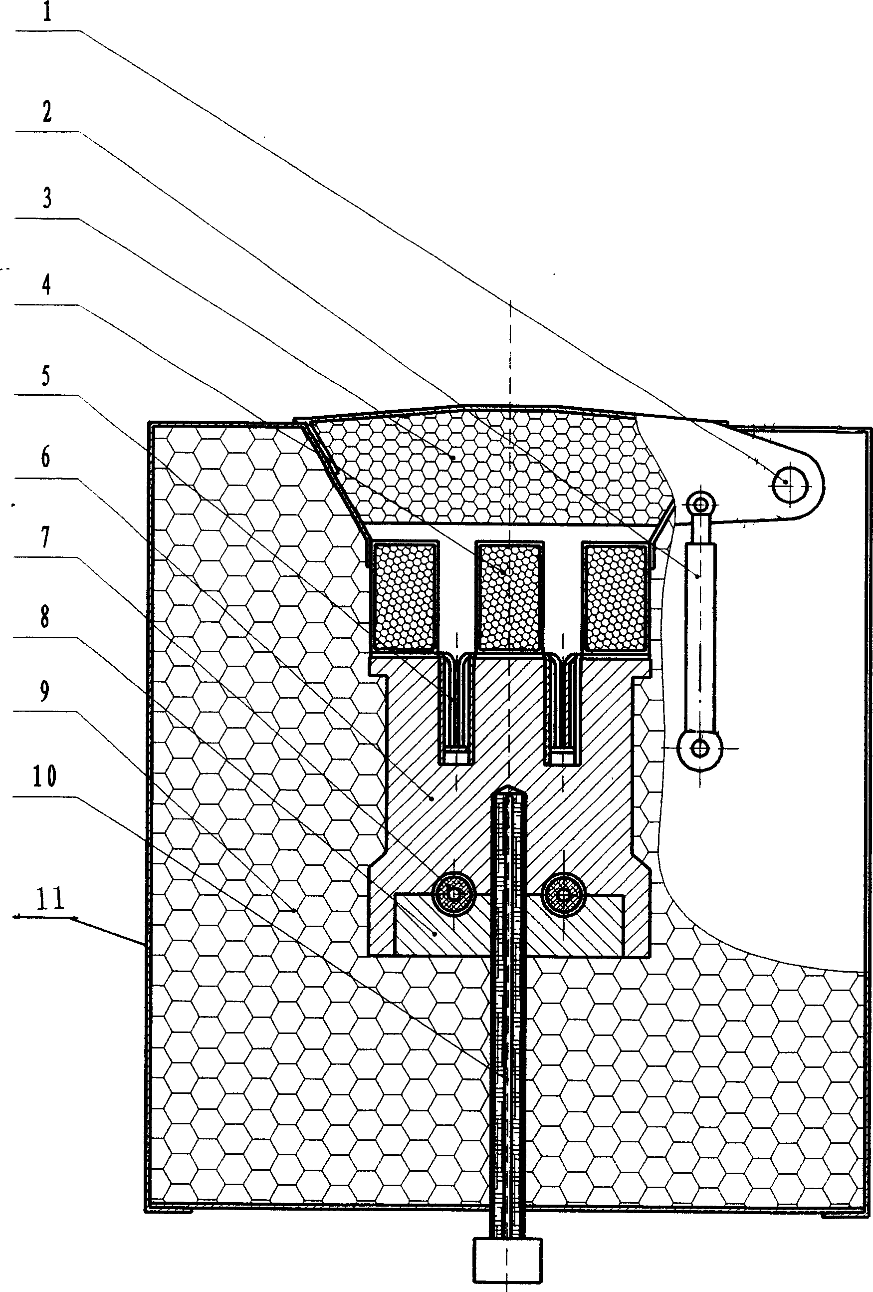 High temp. hot case of false twist texturing machine