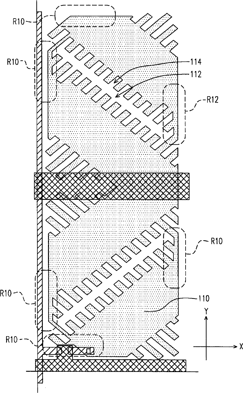 Multidomain vertical orientation liquid crystal display panel