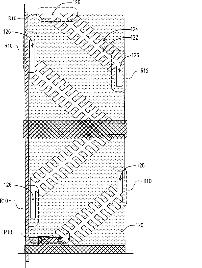 Multidomain vertical orientation liquid crystal display panel