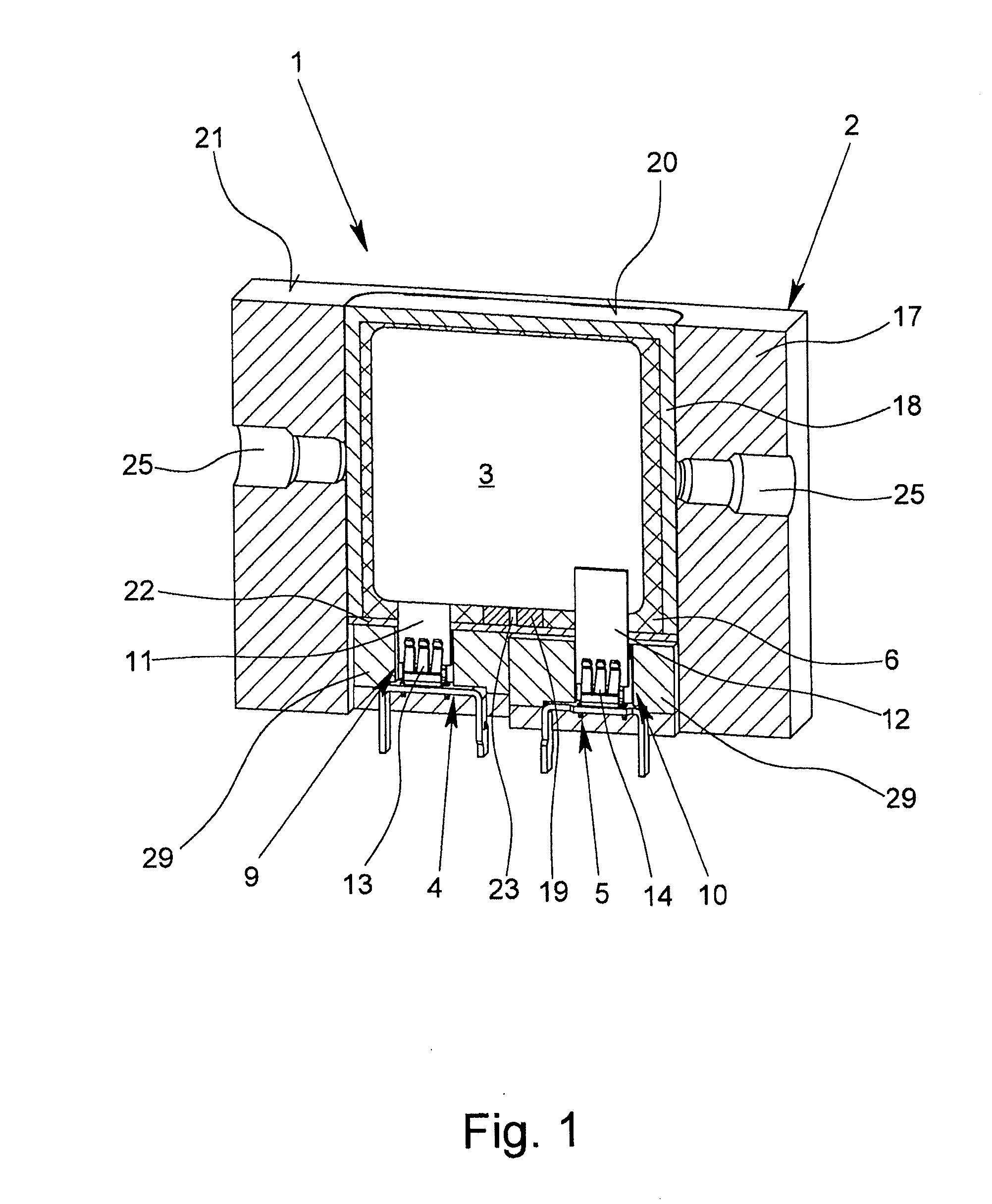 Overvoltage protection element