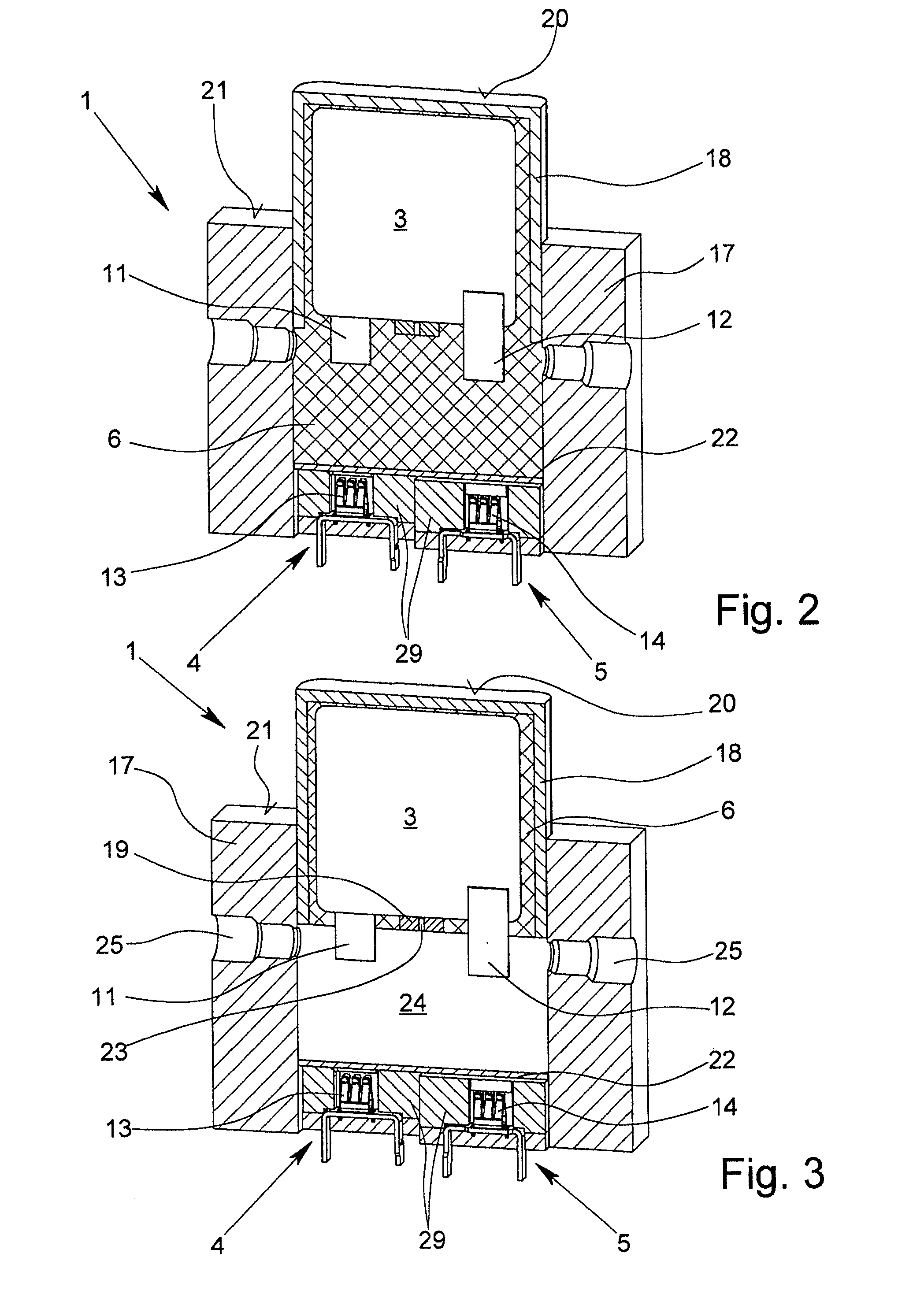 Overvoltage protection element