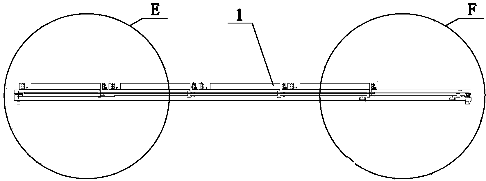 Transverse moving transmission system with motor matched with multiple plates and lifting transverse moving type parking equipment