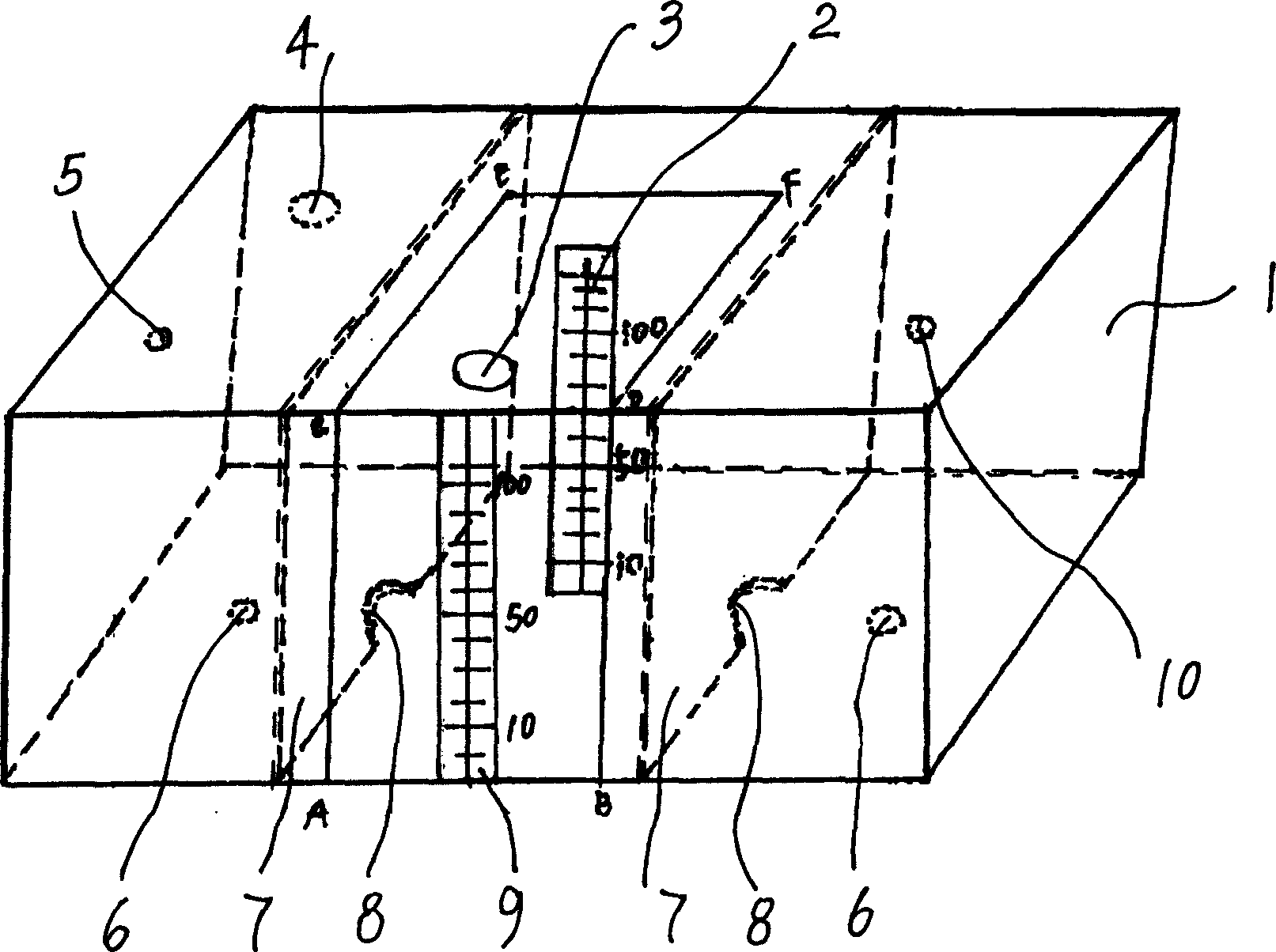 Centric measured fuel tank