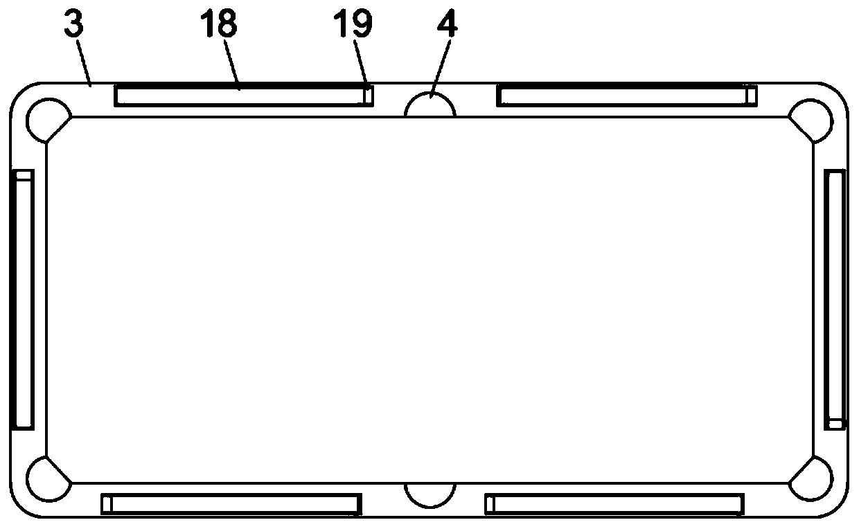 A snooker table with automatic ball loading function