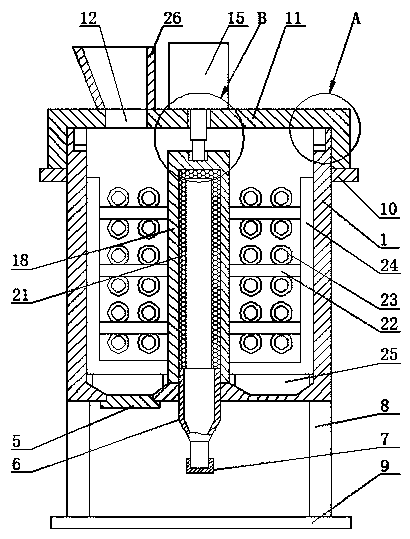 Kneading seasoning stirrer capable of filtering and collecting grease of meat products