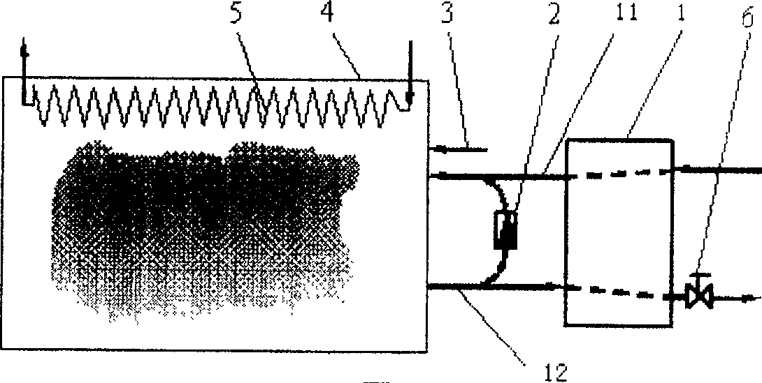 Air burning method in low oxygen and high temperature, and equipment