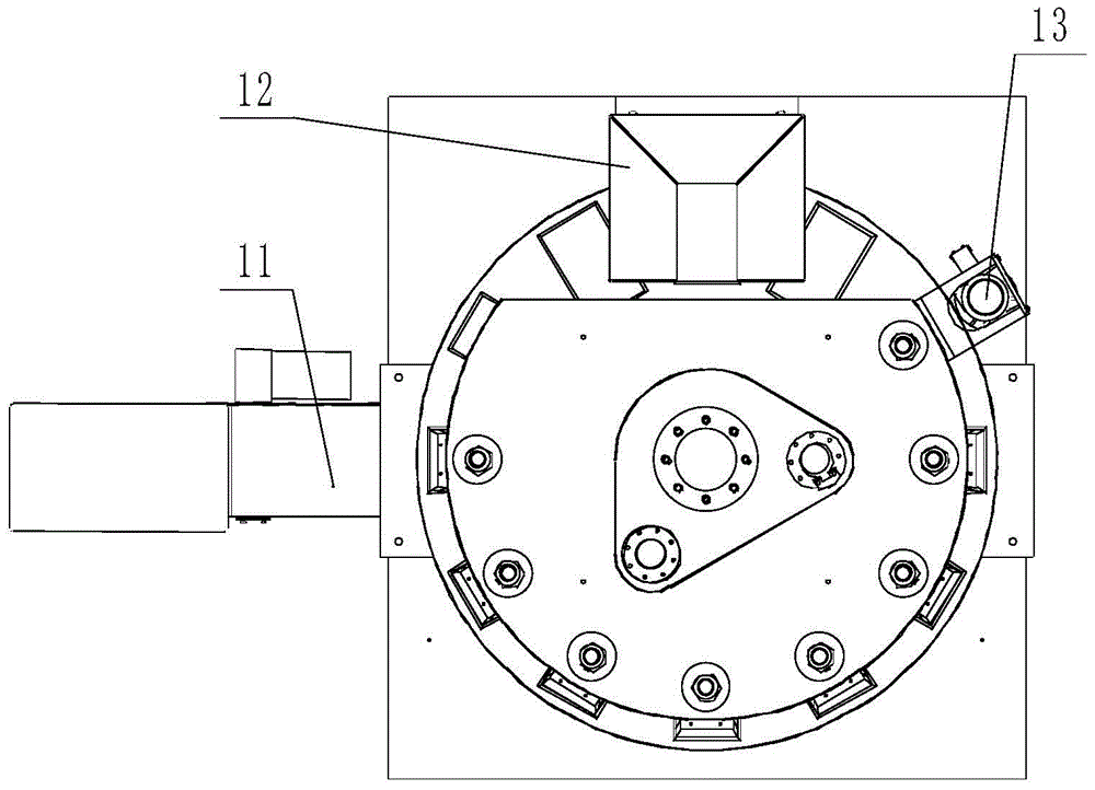 Rotary buckling machine driven and positioned by electric motor and buckling method thereof