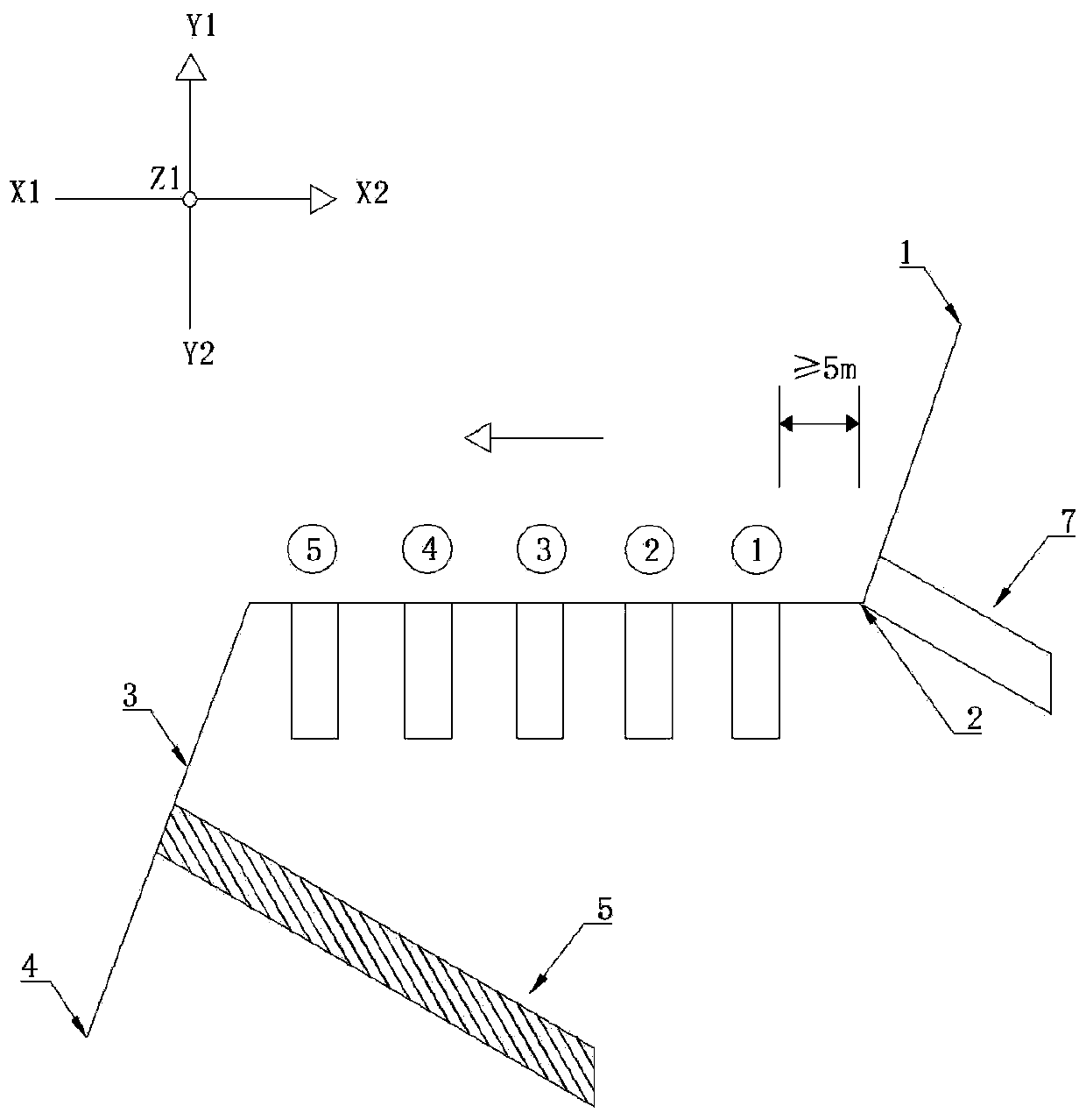 A construction method for mechanical excavation of pre-drilled stonework