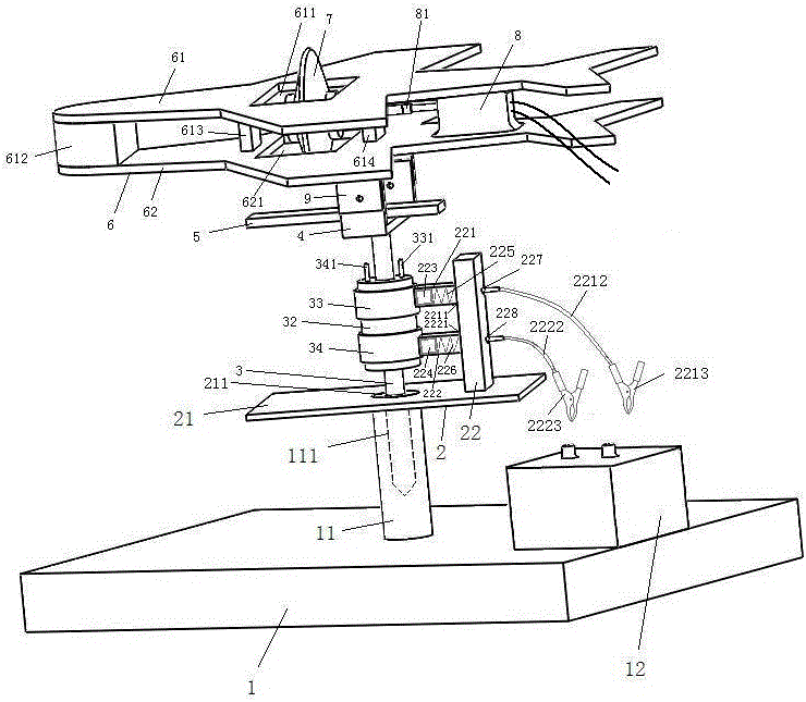 Gyro effect demonstrator