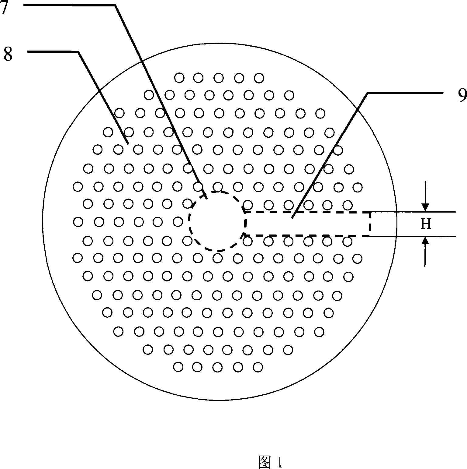 Side leaking photon crystal optical fiber and producing method thereof