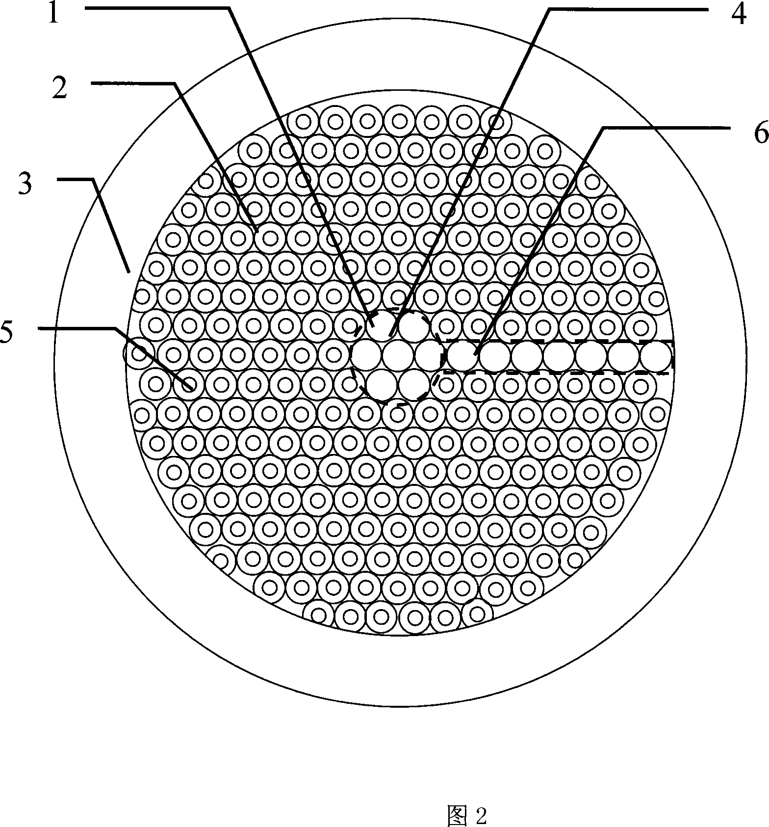 Side leaking photon crystal optical fiber and producing method thereof