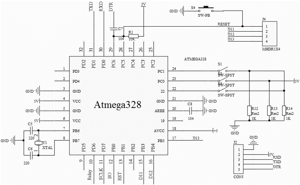 220V motor speed-regulation system based on intelligent terminal