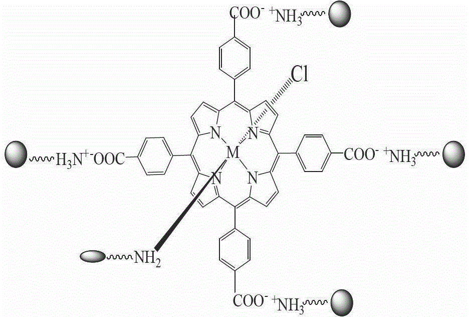 Preparation method for porous biomimetic catalytic material and application thereof