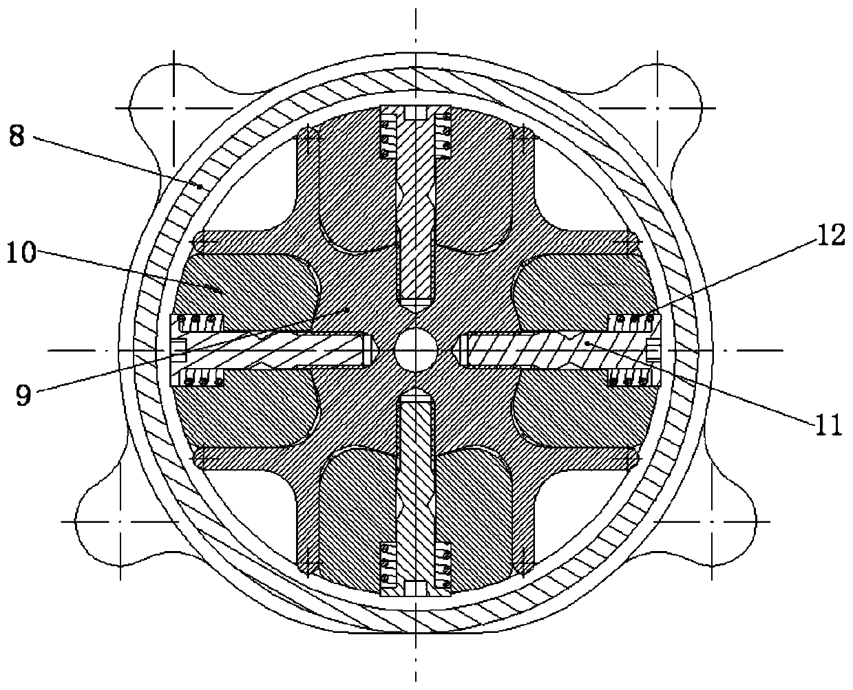 Adjustable centrifugal speed limiting device