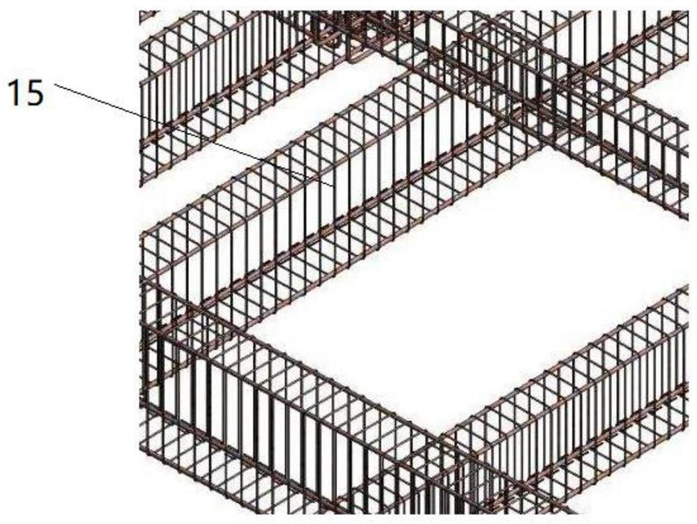 Architectural engineering body or steel reinforcement complex and double hook system and method