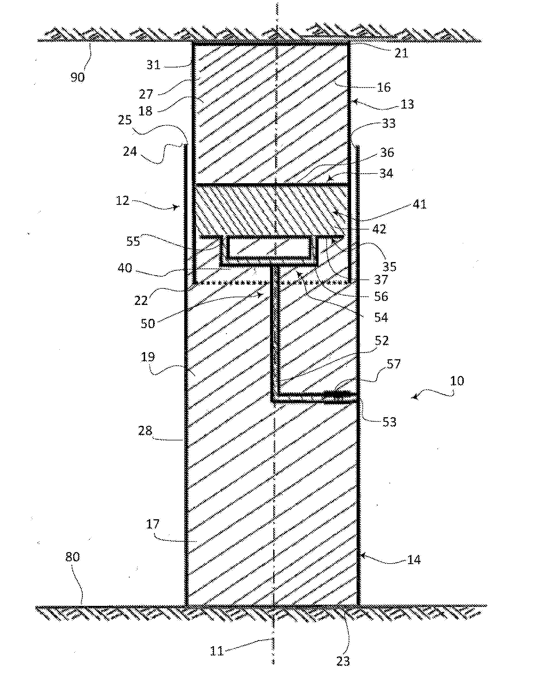 Support for use in mine