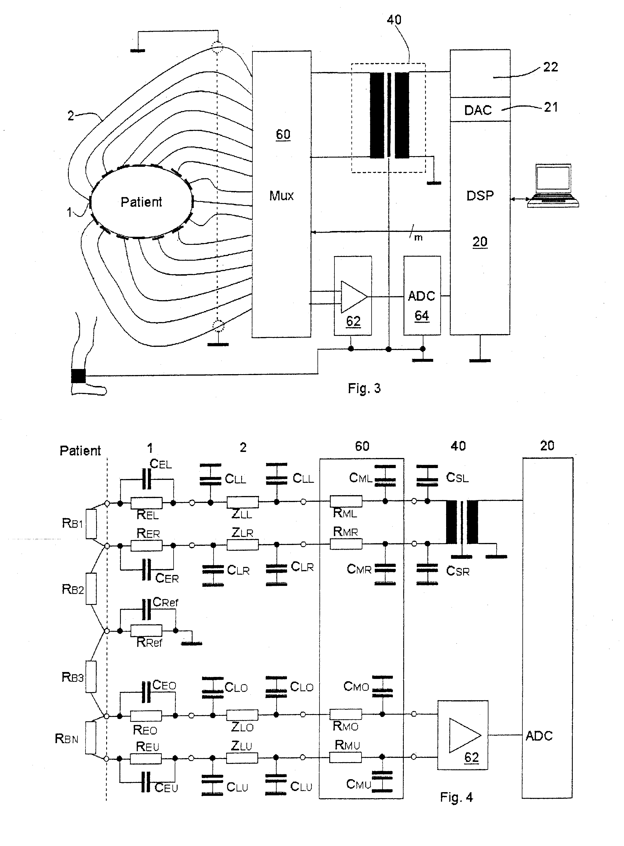 Electroimpedance tomograph with common-mode signal suppression