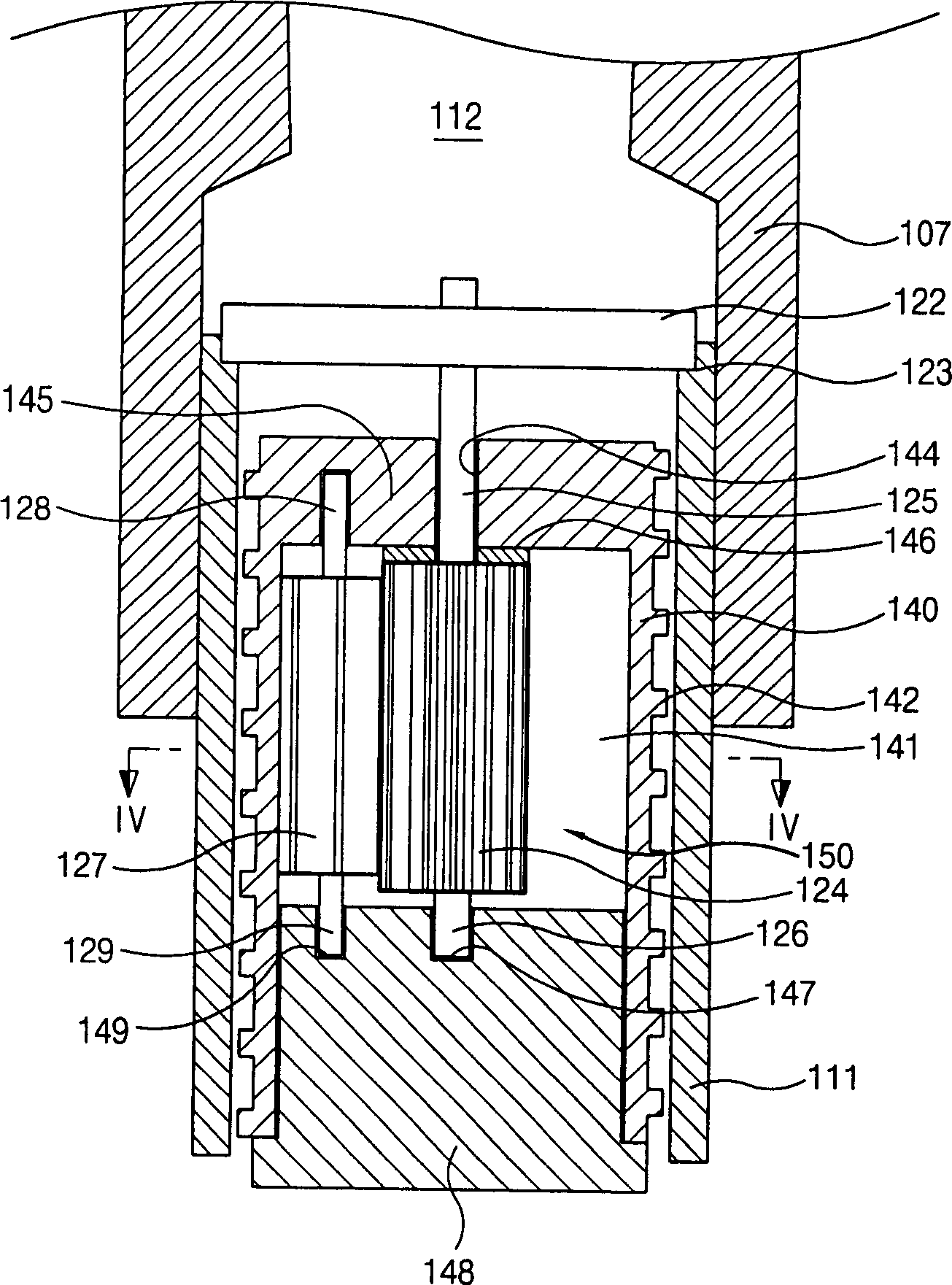 Oil supply device for hermetically sealed compressor