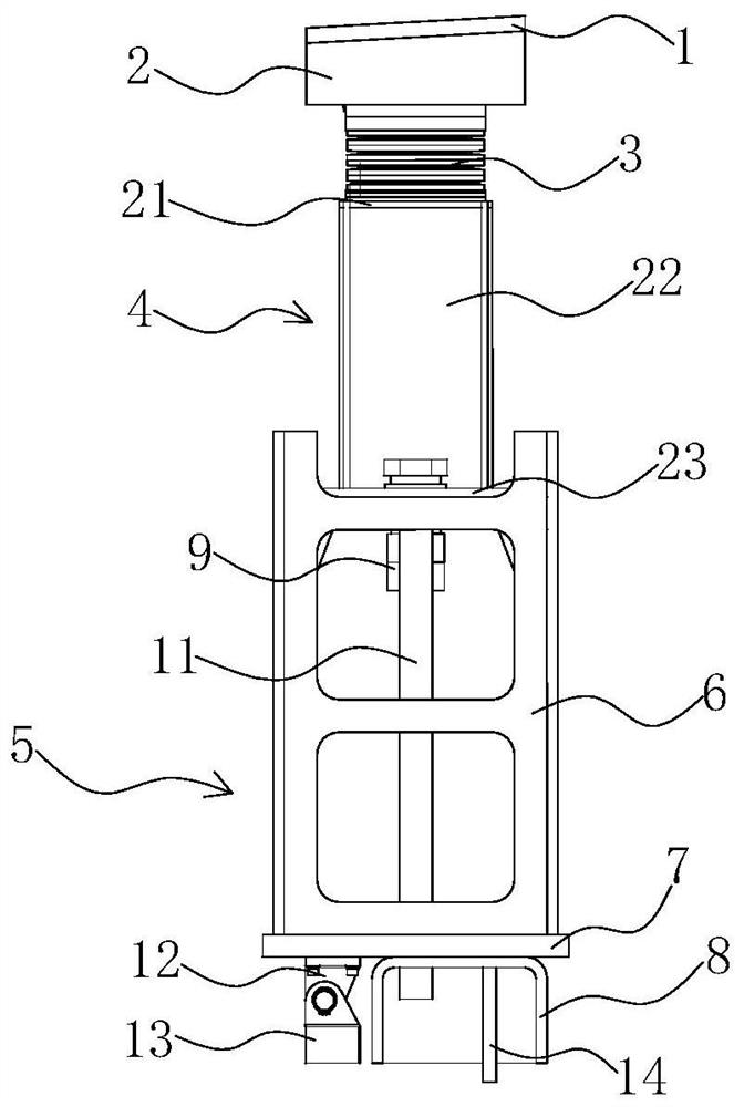 Auxiliary supporting mechanism