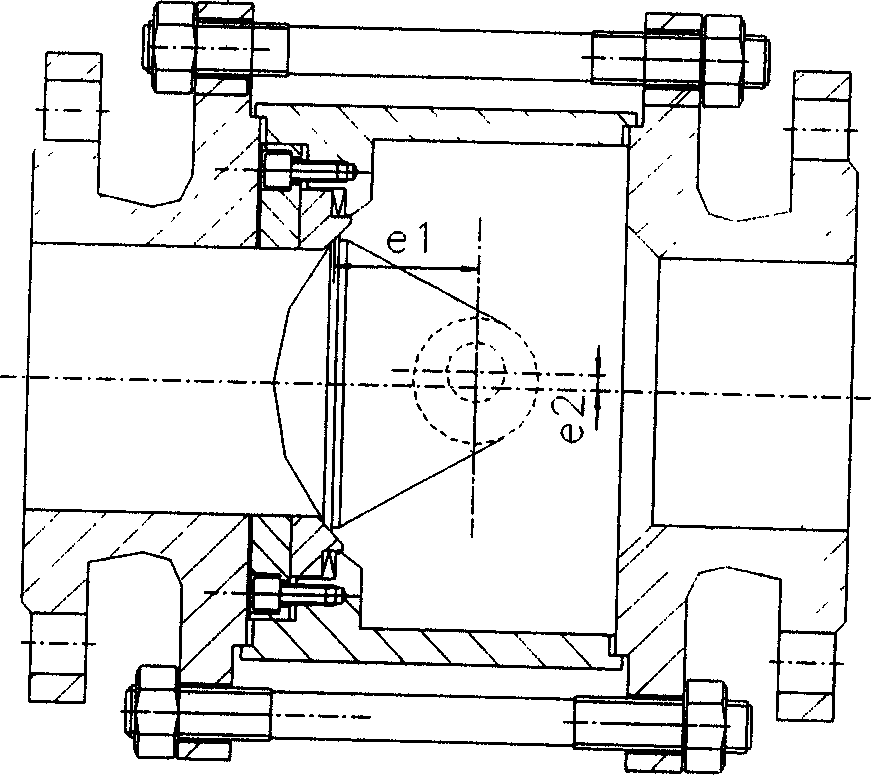 Conical surface hard seal ball valve