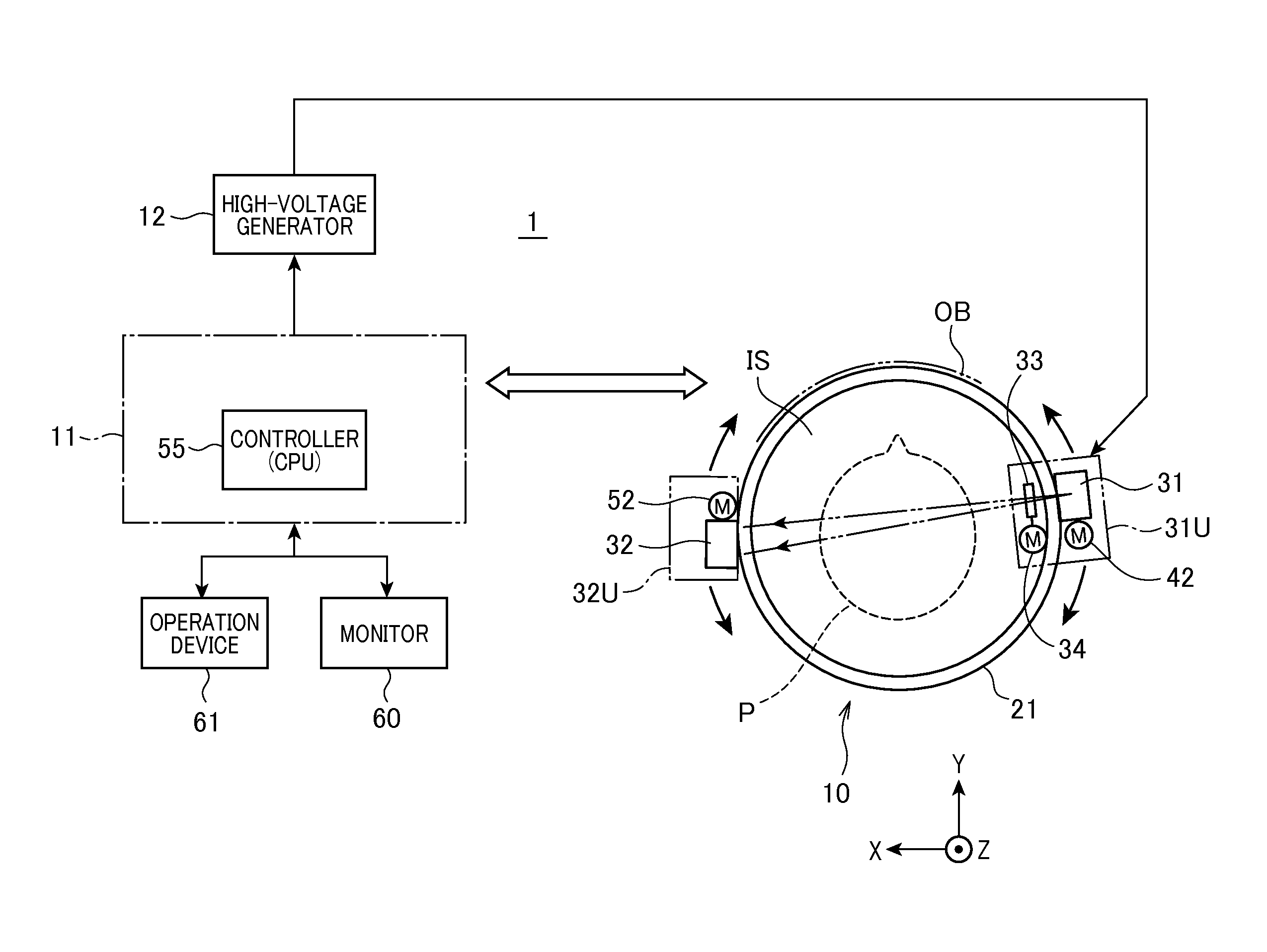 X-ray tomogram imaging device