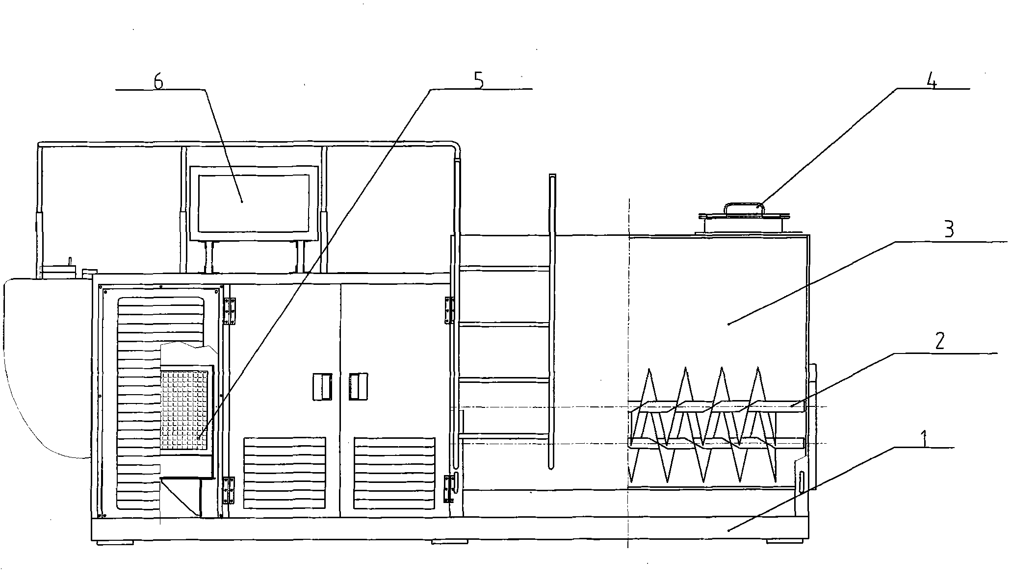 Granular soil spraying machine