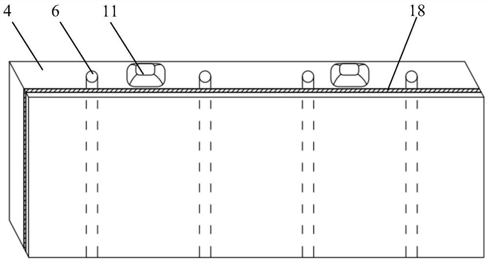 Fabricated open caisson structure and construction method thereof