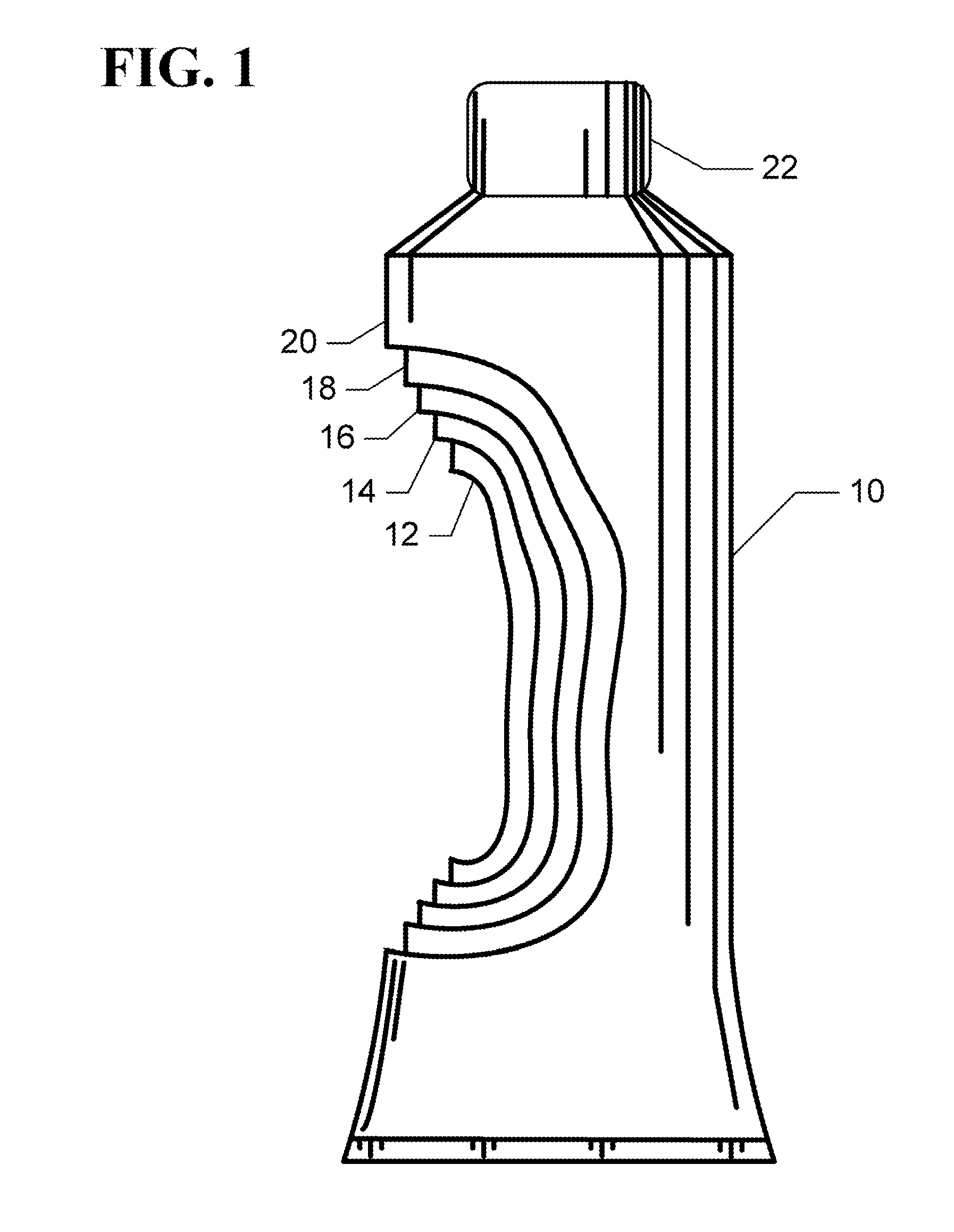 Laminate Tube Having a Resilent Copolymer Coating