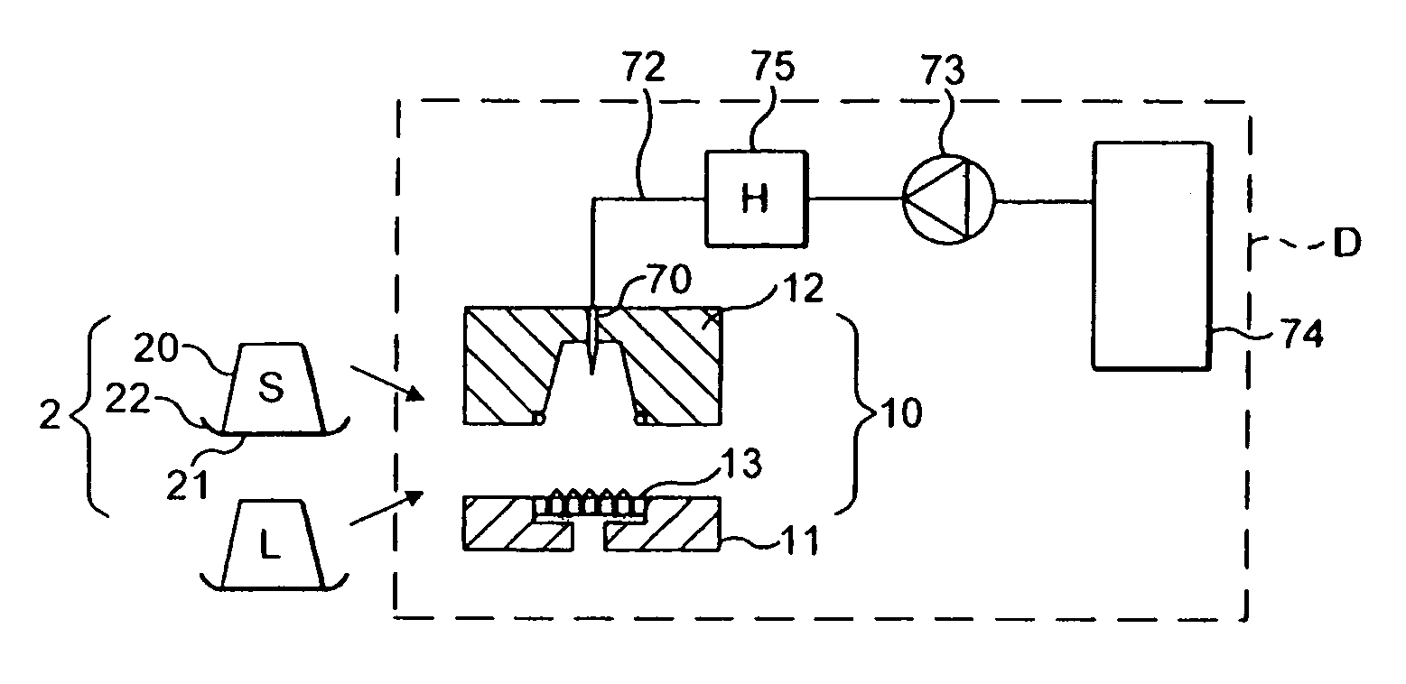 System for dispensing short and long coffee beverages