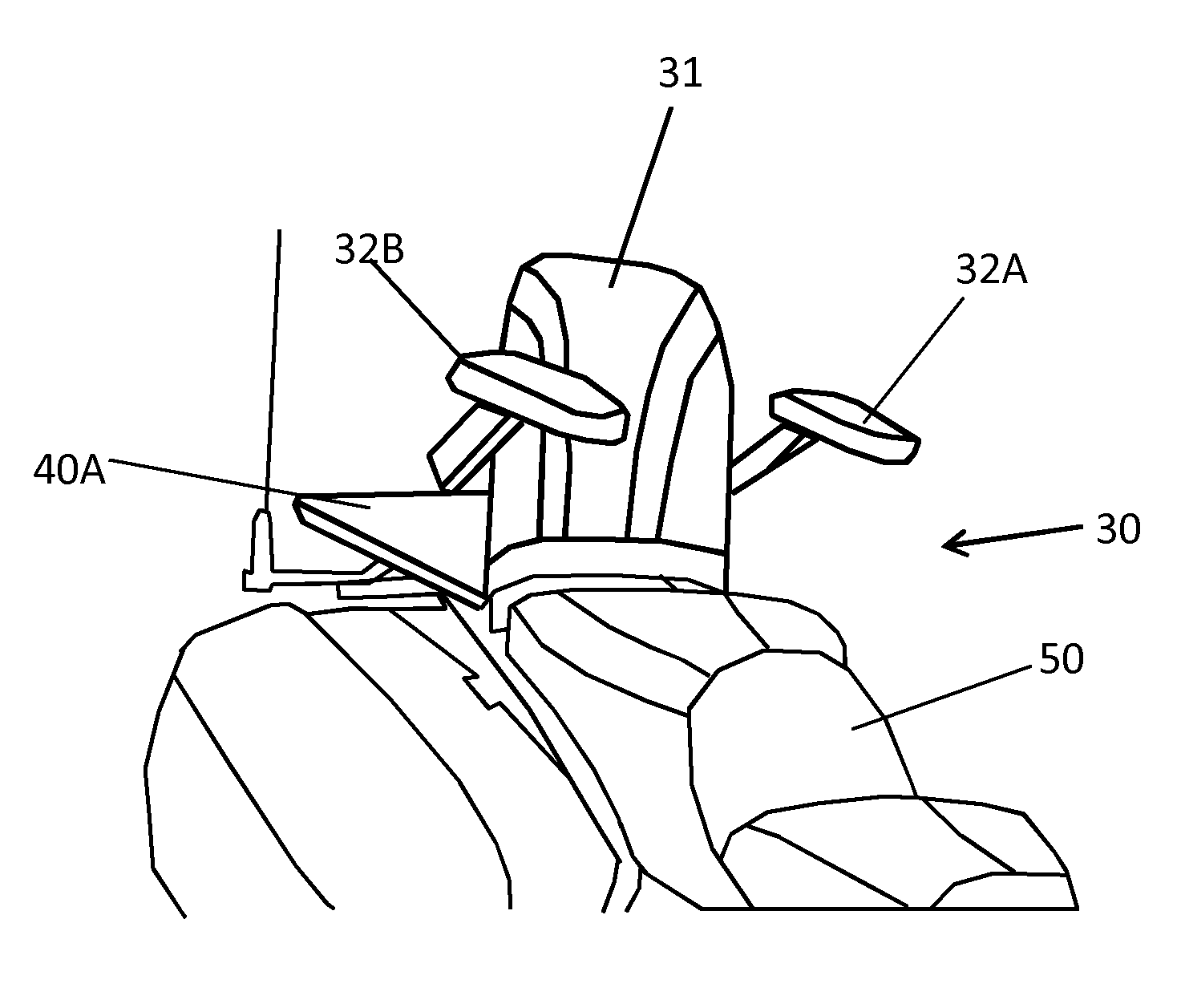 Easy to attach rear passenger backrest, arm rests and luggage rack device for a motorcycle