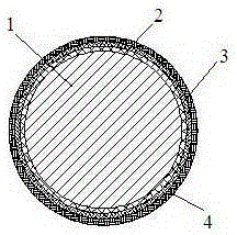 Strengthening soft clay foundation for draining pine piles and construction method of strengthening soft clay foundation