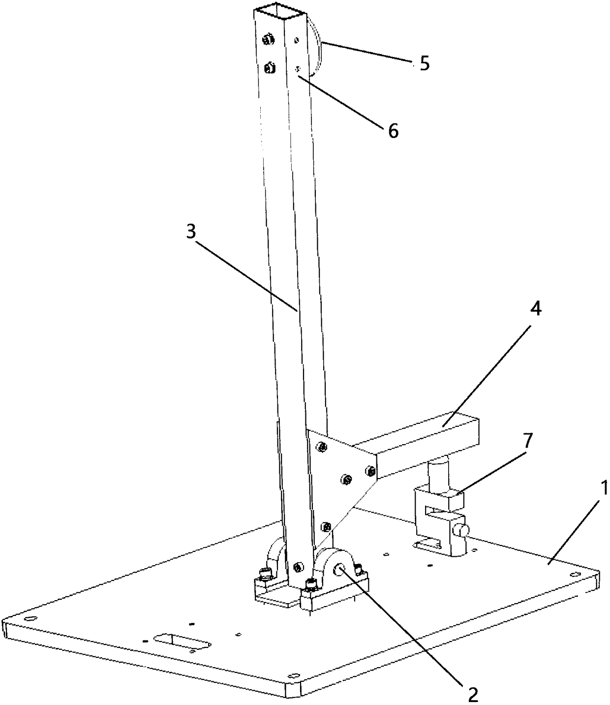 Multi-rotor dynamic testing device and method