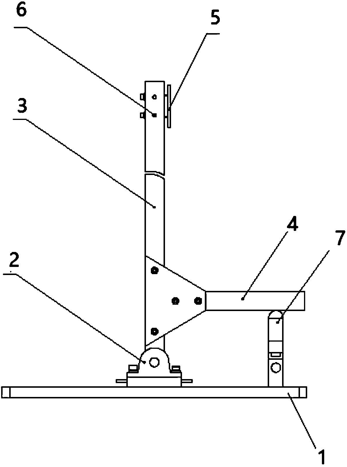 Multi-rotor dynamic testing device and method