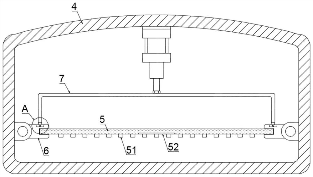 Intelligent dimming LED street lamp capable of preventing street trees from shading