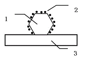 Surface plasmon laser of semiconductor nanowire-metal film structure