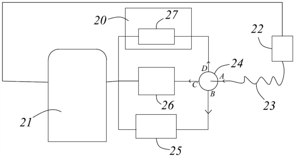 Refrigerator noise reduction refrigeration system and refrigerator with the system