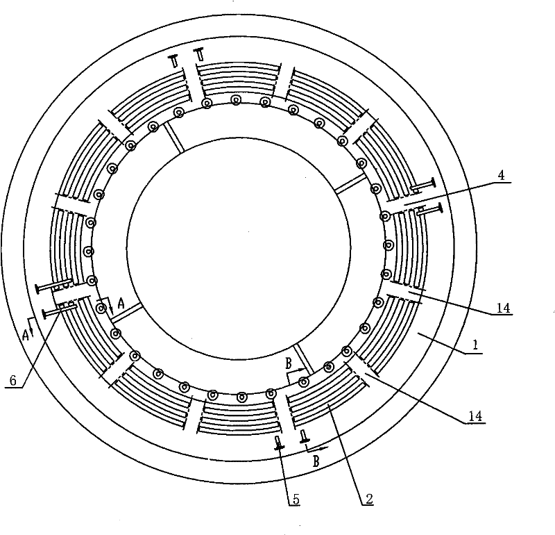 Furnace cap water-cooling device for converter