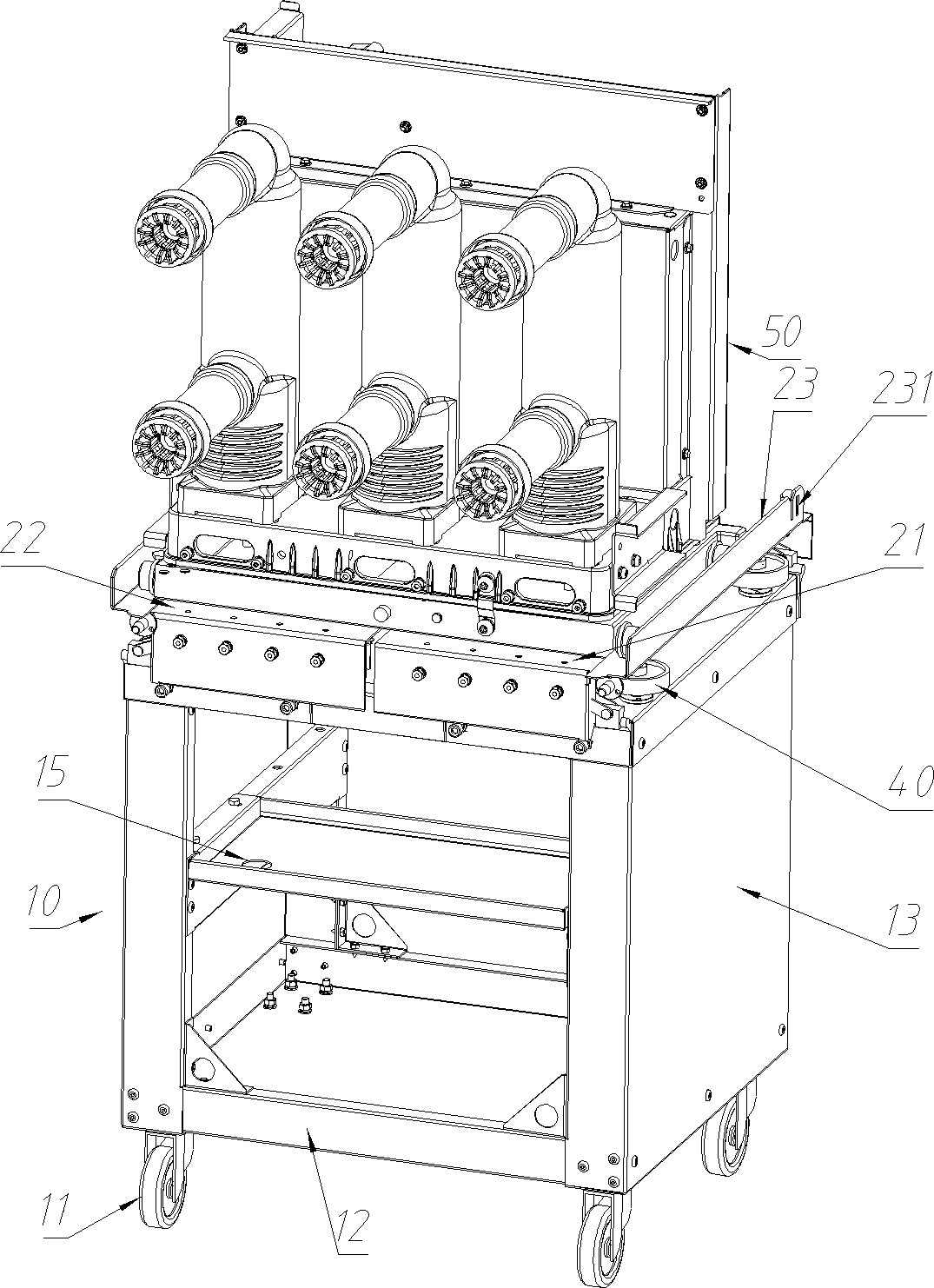 Circuit breaker transfer trolley