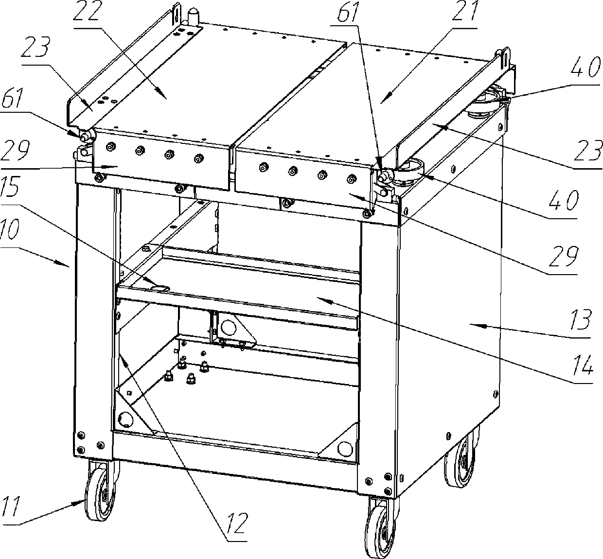 Circuit breaker transfer trolley