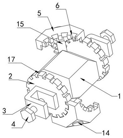 Cable multi-angle adjusting and fixing method