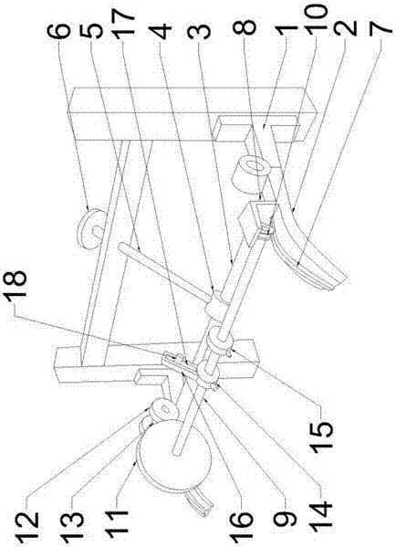 Winding mechanism for doubling machine