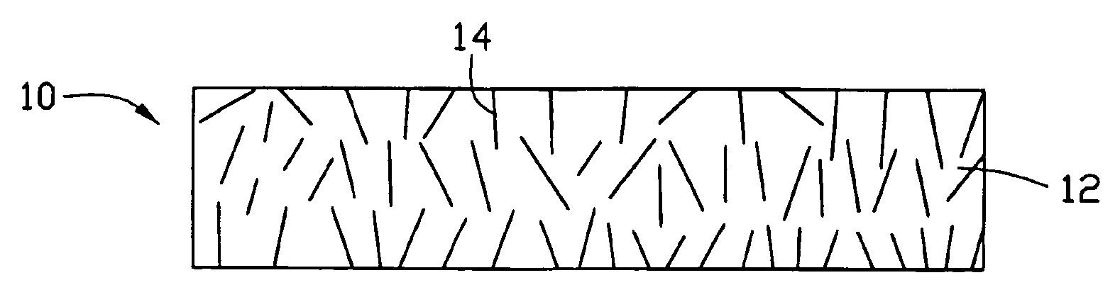 Thermal interface structure and process for making the same