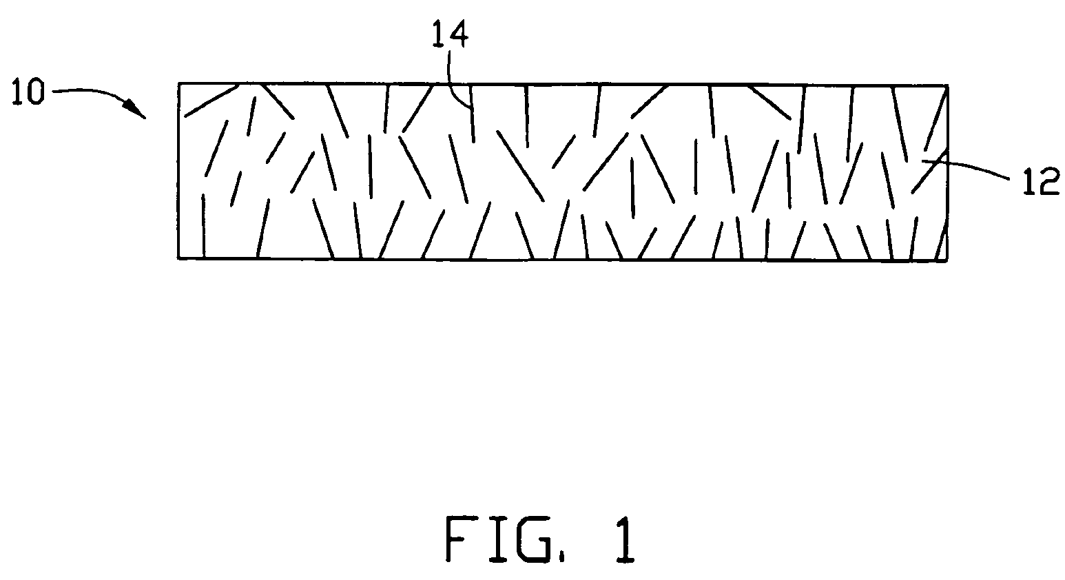 Thermal interface structure and process for making the same