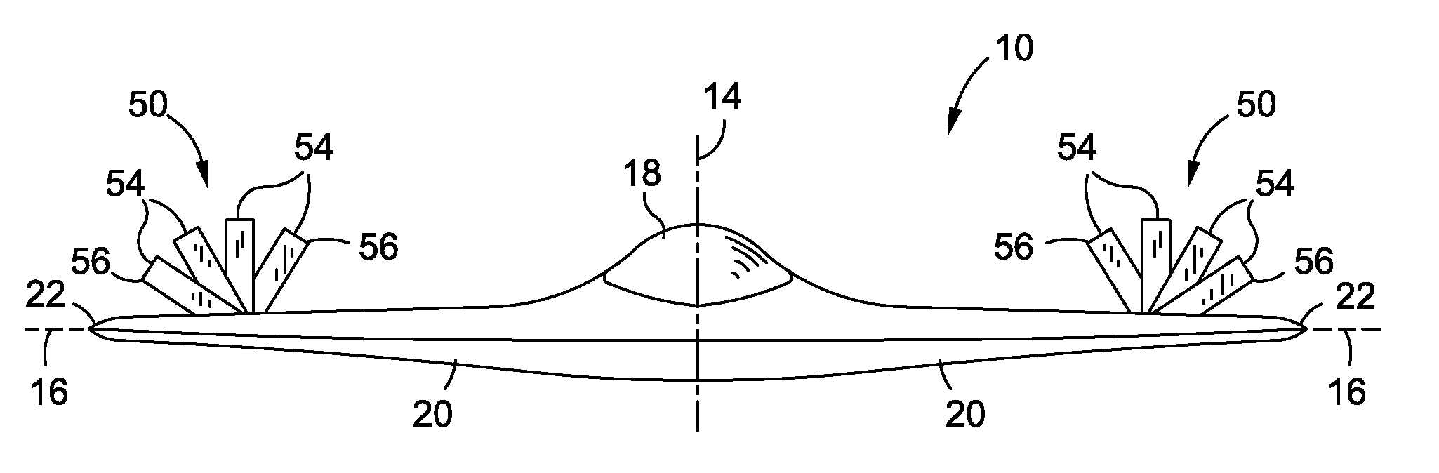 Aerodynamic fan control effector